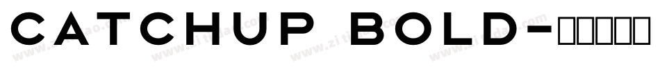 Catchup Bold字体转换